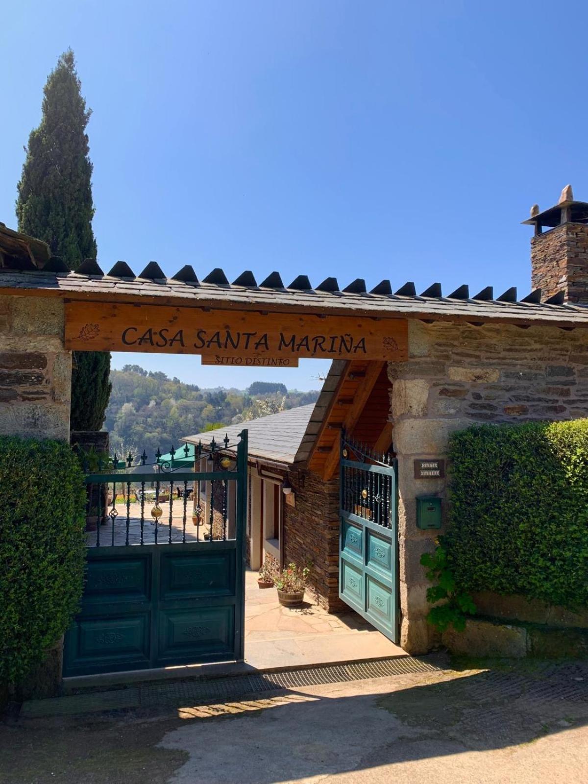 Casa Rural Santa Marina Portomarin Exteriör bild